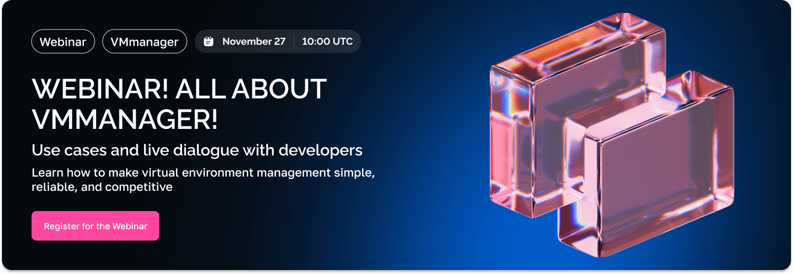 VMmanager webinar promo