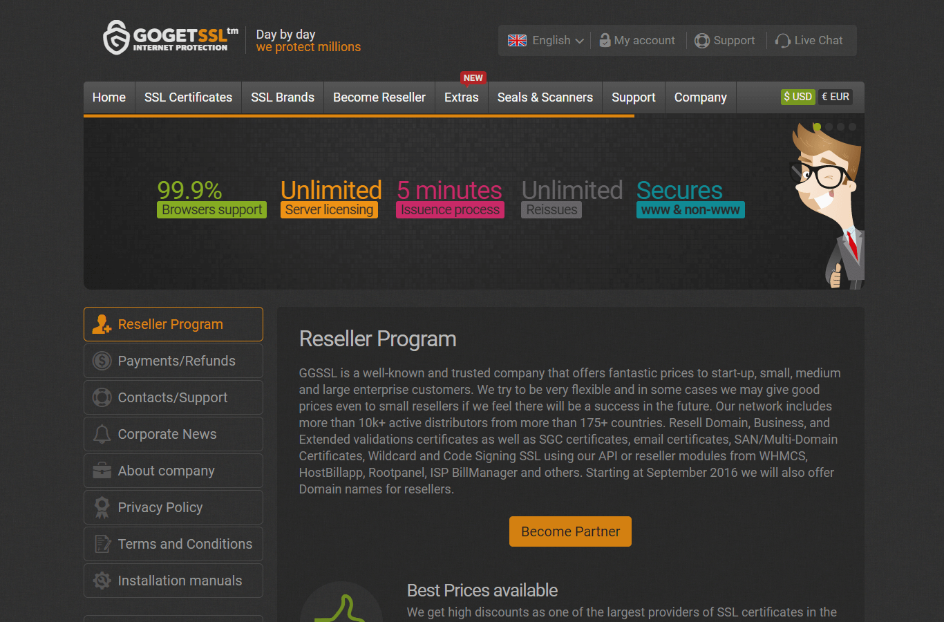 GoGetSSL Reseller Program