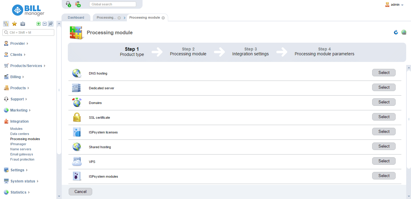 BILLmanager Web Hosting Billing Software