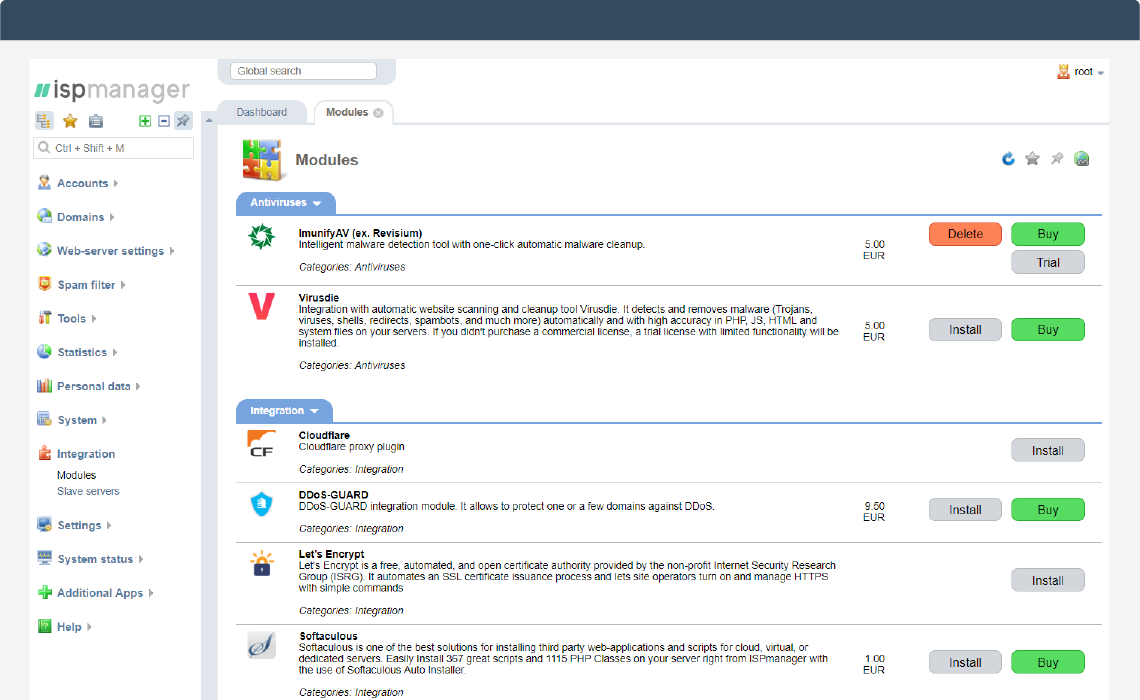 Ispmanager Best Web Hosting Linux Server Control Panel Images, Photos, Reviews