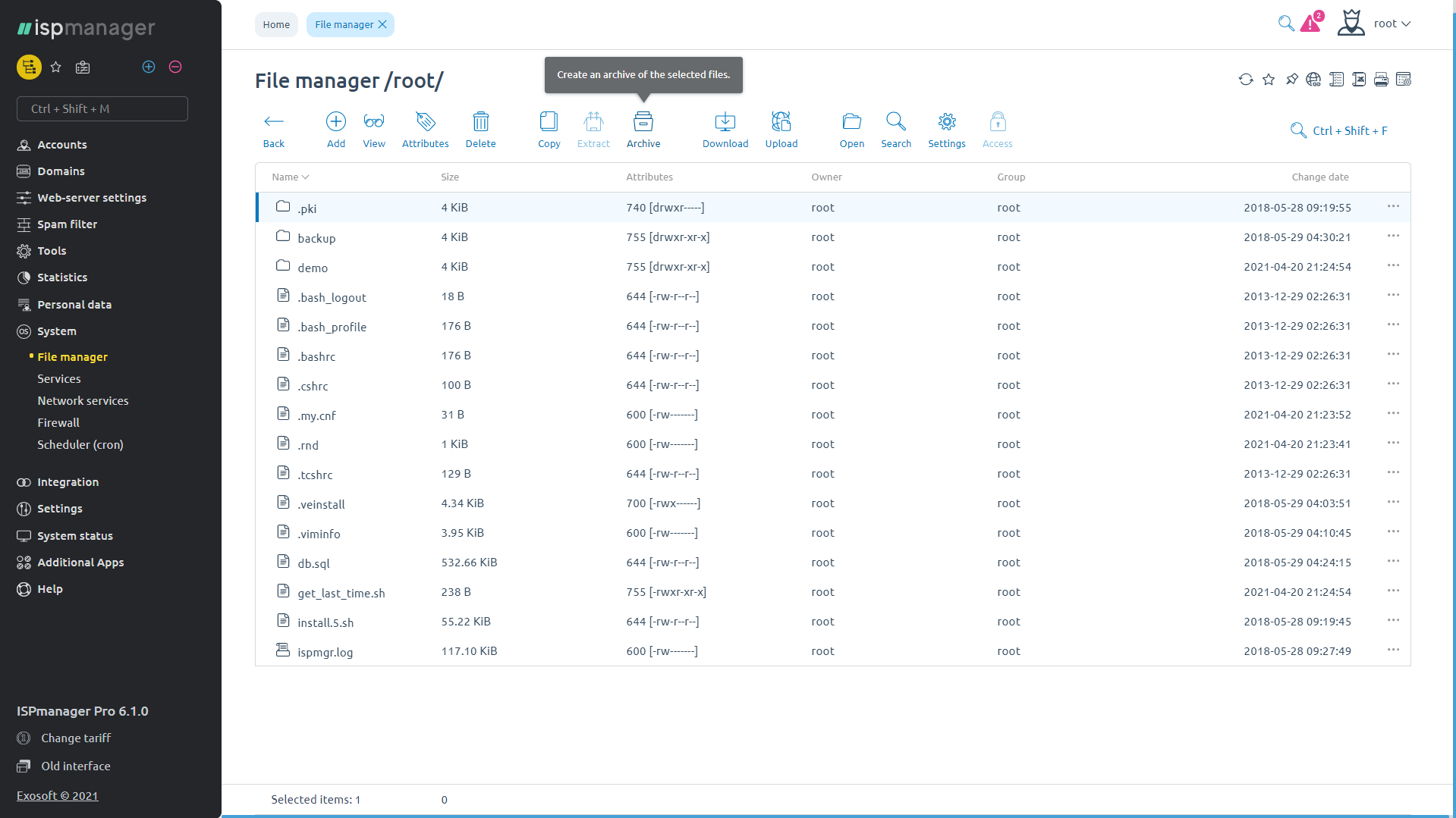 ISPmanager | Best web hosting & Linux server control panel